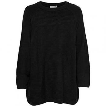 JDY Jdymathison 7/8 Noos WHS Pullover Knt suéter, Negro