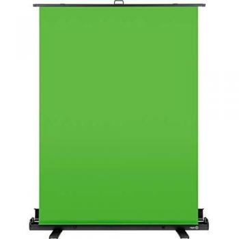 Corsair Green Screen - Panel chromakey plegable para eliminación del fondo, marco autodesplegable, tejido verde chroma antiarrugas, estuche rígido de aluminio