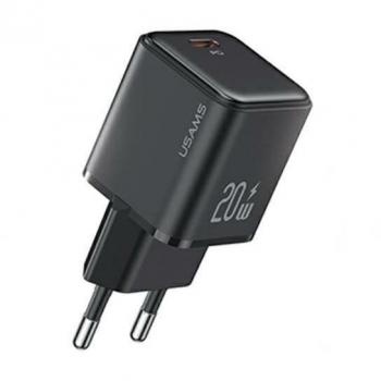 Cargador de Red Compacto USB-C Power Delivery 20W Rápido Negro