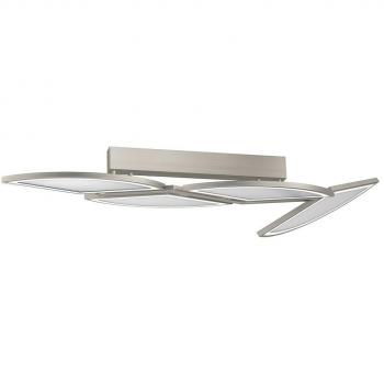 Lámpara de Techo LED Evotec Movil con 4 Segmentos Luminosos, Dimmable y Cambio de Color, Fabricada en Alemania