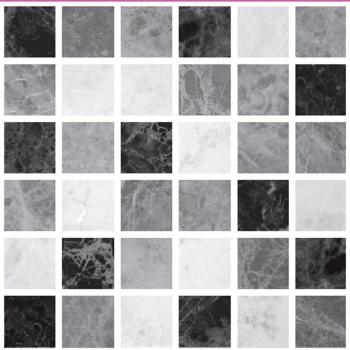 PACK OF 10 LIGHT BLACK GREY MARBLE STONE EFFECT Mosaic tile transfers STICKERS - , peel and stick transform your bathroom or kitchen VERY REALISTIC