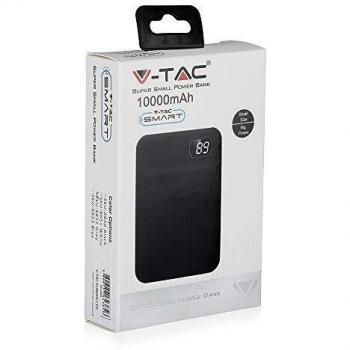 Power Bank Portátil 10000mAh con 2 Salidas USB 2.1A - V-TAC VT-3504