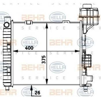 Hella  8MK 376 713-031 radiador