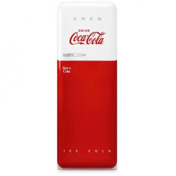 Frigorífico Smeg FAB28RDCC5 de una puerta, diseño CocaCola, sistema de enfriamiento cíclico, altura 1.54 metros