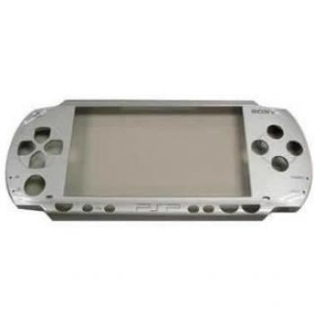 CARCASA FRONTAL PSP SLIM PLATA