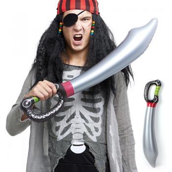 Sable Pirata Hinchable Gris de 75 cm