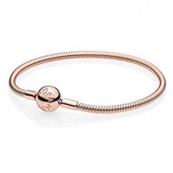 Pulsera Diseño Cadena de Serpiente de Pandora Moments en oro rosa 580728-23