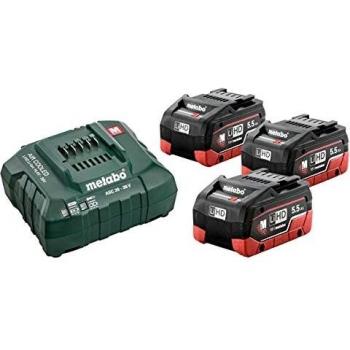 Metabo Basic Juego de 3 x lihd 5.5 Ah, 685074000