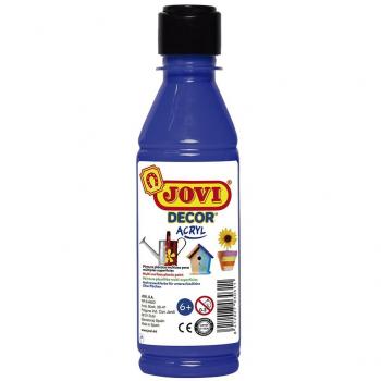 Jovi- PINTURA ACRILICA, Color azul oscuro, 250 ml