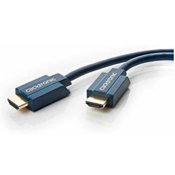 Clicktronic Casual cable HDMI™ de alta velocidad con Ethernet, 4K Ultra HD, ARC, 3D TV, 0.5m