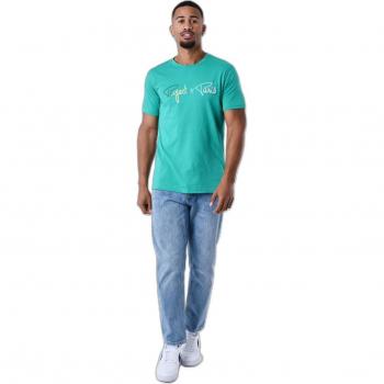 Project X Paris Rainbow Logo Embroidery T-Shirt Green S