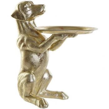 Figura Decorativa de Resina Fíjalo con Forma de Perro (26 x 38 x 44 cm)