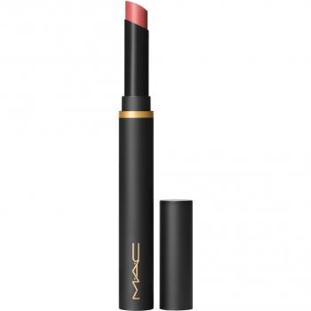MAC Powder Kiss Velvet Blur Slim Moisturizing Matte Lipstick - Brickthrough