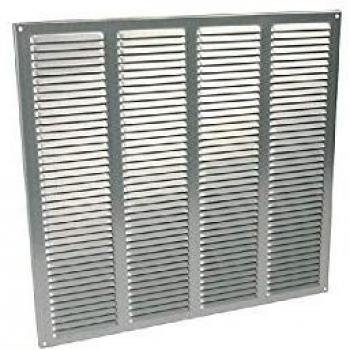 Cuadrado Grande de Aluminio Anodizado Gris sin Mosquitera 49x49 Nicoll