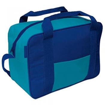 Bolsa Térmica Porta Alimentos Tradineur, Forro de Aluminio, Nevera de Poliéster, Asas y Correa Ajustable, Aislante Interior Plegable para Playa y Camping, 42 x