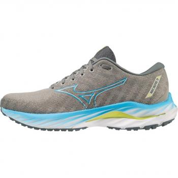 Mizuno Zapatillas Running Wave Inspire 19 Gris y Azul para Hombres