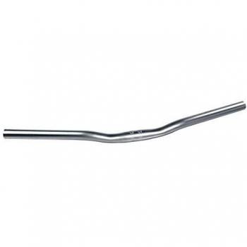 Manillar Ergotec Lady Town de Aluminio 600mm Plateado con Elevación de 16mm
