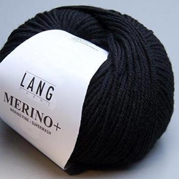 Lang Yarns Merino+ - noir 004