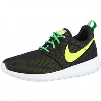 Nike Rosherun - zapatillas de running de material sintético Niños^Niñas, color negro, talla 33