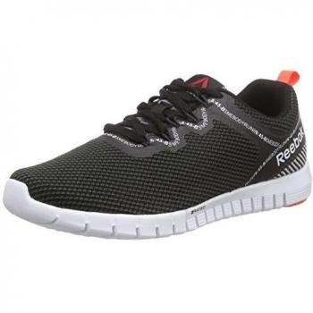 Reebok Zquick Lite Zapatillas de deporte, Mujer, Negro / Gris / Rojo / Blanco, 42