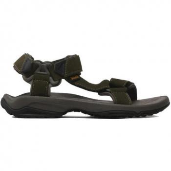 Sandalias de Montaña Teva Terra Fi Lite Suede para Hombre - Color Oliva