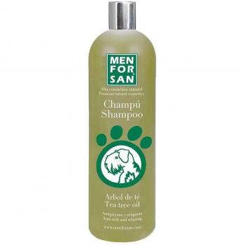 Menforsan Champú Antipicores para Perros con Árbol de Té 1000ml