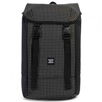 Herschel supply Co. Iona Mochila, Rejilla negra.