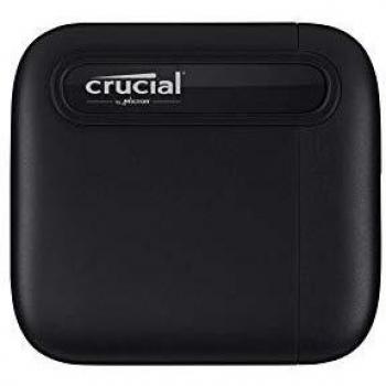 Crucial CT2000X6SSD9 X6 2 TB Portable SSD – Up to 540 MB/s – USB 3.2 – External Solid State Drive, USB-C