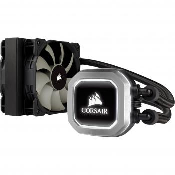 Corsair Hydro Series H75 Procesador de Refrigeración Líquida con Radiador de 120mm, LED Blanco - Negro