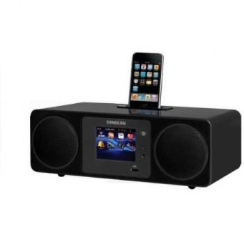 Sangean WFR-2D - Radio de internet de 12W para iPhone, iPod