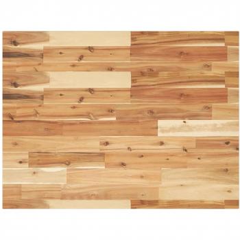 Tablero Escritorio Madera Maciza Acacia Sin Tratar 100x60x2 cm Marrón