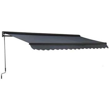 Toldo Semi-Integral de Aluminio Gris 3x2,5m