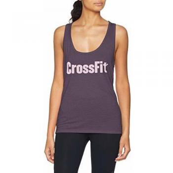 Reebok RCF Graphic Tank F.E.F Camiseta, Mujer, Gris
