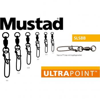 Mustad - Bearing Stay Lok, Color 4 pcs, Talla 2.2