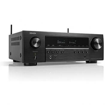 Denon AVR-S760H Receptor AV 7.2 Canales 8K Ultra HD, 140W por Canal, Dolby Atmos, DTS:X, Bluetooth, Wi-Fi, HEOS Integrado, Compatible con Alexa y Air