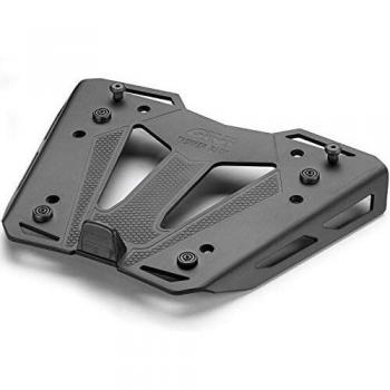 - Givi - M8B. Placa universal de aluminio satinado y anodizado M8B. Color: negro