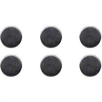 Compactor Ran8238 Botones Magneticos, Talla Unica, Plata