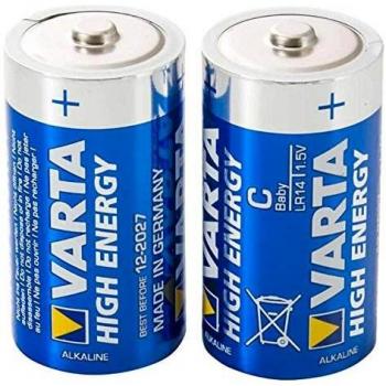 Pilas Alcalinas VARTA Longlife Power C LR14 1.5V 7800mAh Blister de 2 unidades