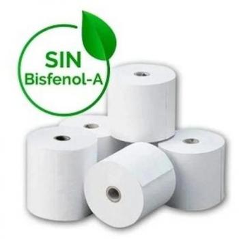 ROLLO TÉRMICO SIN BISFENOL 80X80MM PAQUETE DE 8 UNIDADES PRAXTON