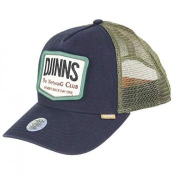 Gorra Trucker Djinn's HFT Nothing Club #2 HeatDye Azul Oscuro