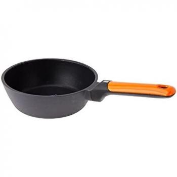 BRA Efficient Orange Sartén Honda 20 cm, Aluminio Fundido con Antiadherente Platinum Plus, honda, Apta para Todo Tipo de cocinas incluida inducción, Libre de PFOA