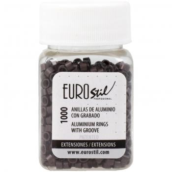 Eurostil Anillas Castaño Oscuro 1000uds