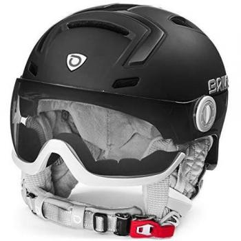 Briko (ZIOIO) Ambra Visor Photo, Helmets Donna, 916MATT Shiny Black, M/L