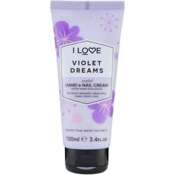 Crema de Manos y Uñas Aromatizada Sueños Violeta con Manteca de Karité y Aceite de Coco - 100ml