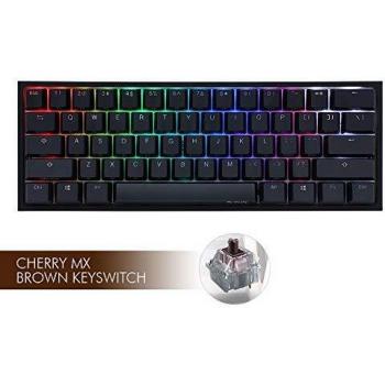 Ducky One 2 Mini Teclado para Gaming - MX-Brown - RGB LED - Diseño de EE. UU. - Negro