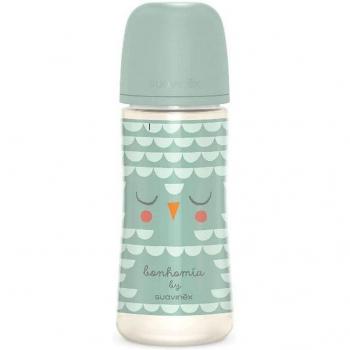 Suavinex Premium Bonhomia Biberón Poly Verde 360ml
