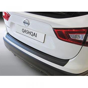 RGM RBP754 Protector del Parachoques Trasero ABS Compatible con Nissan Qashqai 3/2014-7/2017 Negro