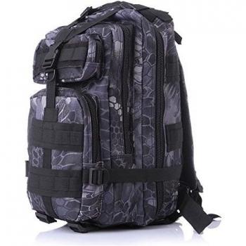 Minetom 35L Mochilas Impermeable Multifunción Bolsa Plegable Trekking Viajes Al Aire Libre Viaje Morral Deporte Sport Pitón One Size