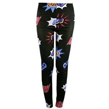 Fast Fashion Mujer Leggings Plus Size Animales Leopard Zebra de Tie Dye de cráneo Impresión viscosa würzig Boom schwarz L/XL