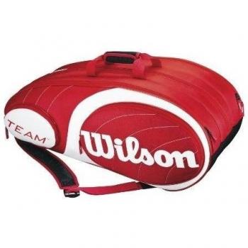 Wilson Team 12Pk - Raquetero , color rojo / blanco, talla NS